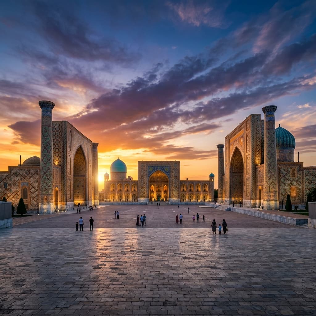 Uzbekistan Desert Landscape